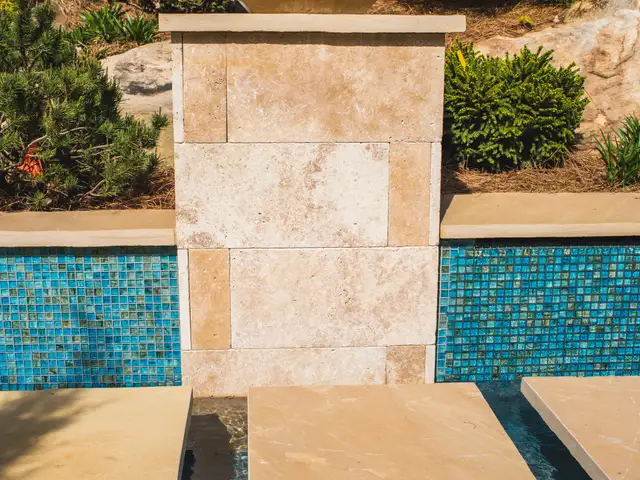 Fire feature built by Waterscapes Backyard Resorts in Middle Tennessee