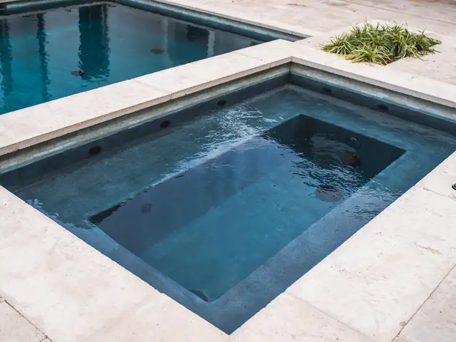 Custom spa built by Waterscapes Backyard Resorts in Middle Tennessee