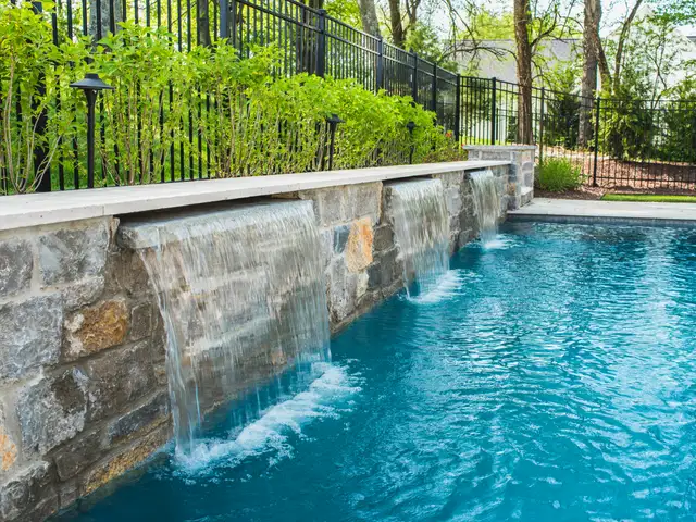 Water feature built by Waterscapes Backyard Resorts in Middle Tennessee