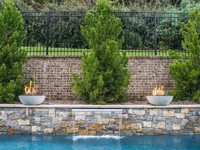 Water feature built by Waterscapes Backyard Resorts in Middle Tennessee