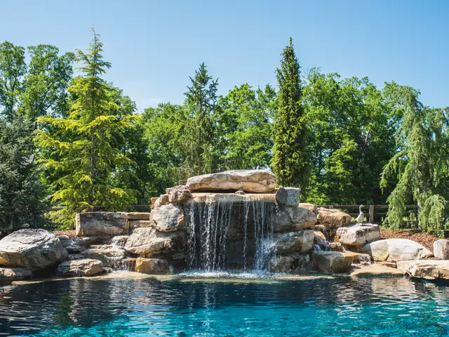 Water feature built by Waterscapes Backyard Resorts in Middle Tennessee