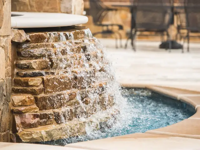 Water feature built by Waterscapes Backyard Resorts in Middle Tennessee