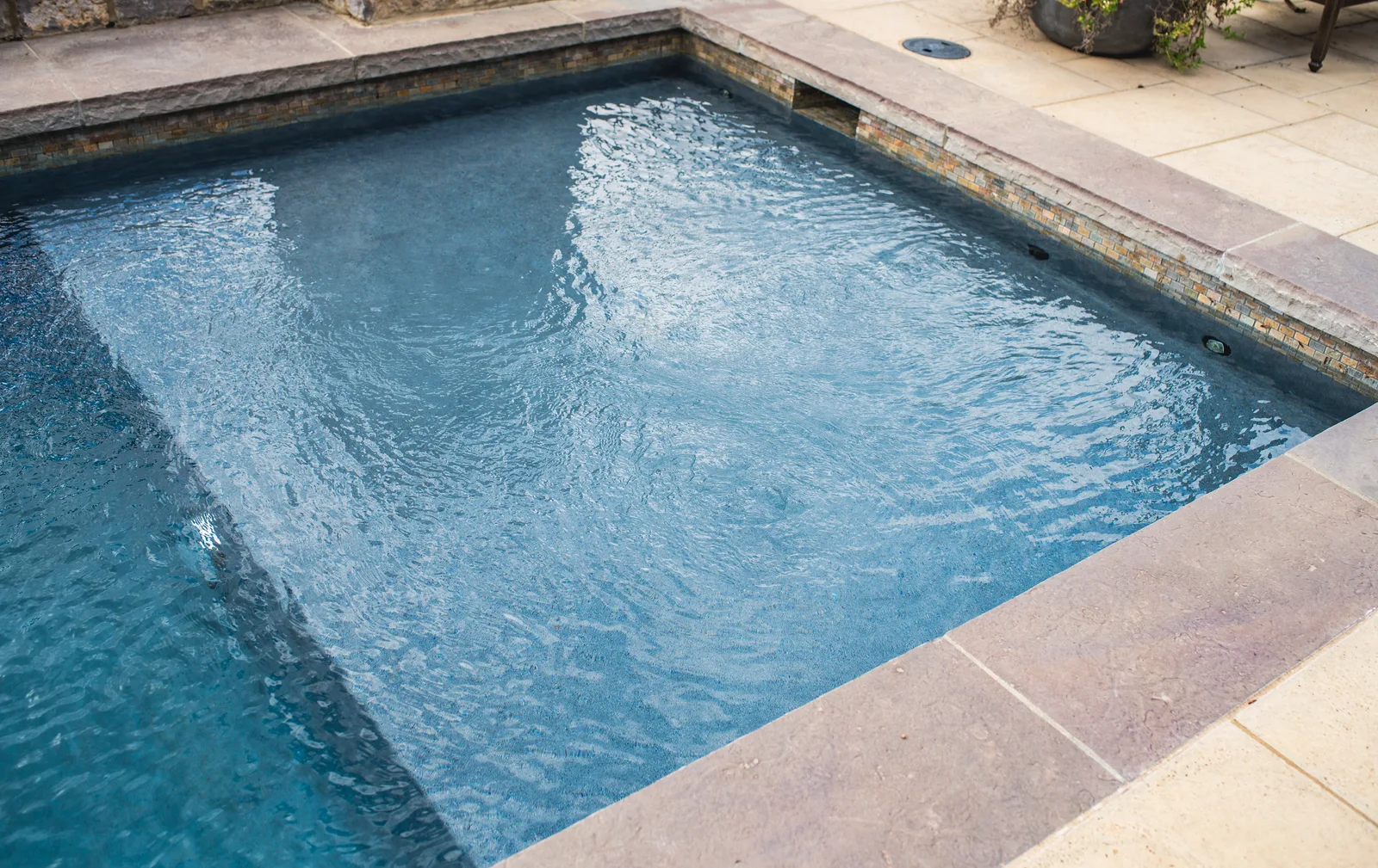 Custom pool in a Gallatin, Tennessee backyard