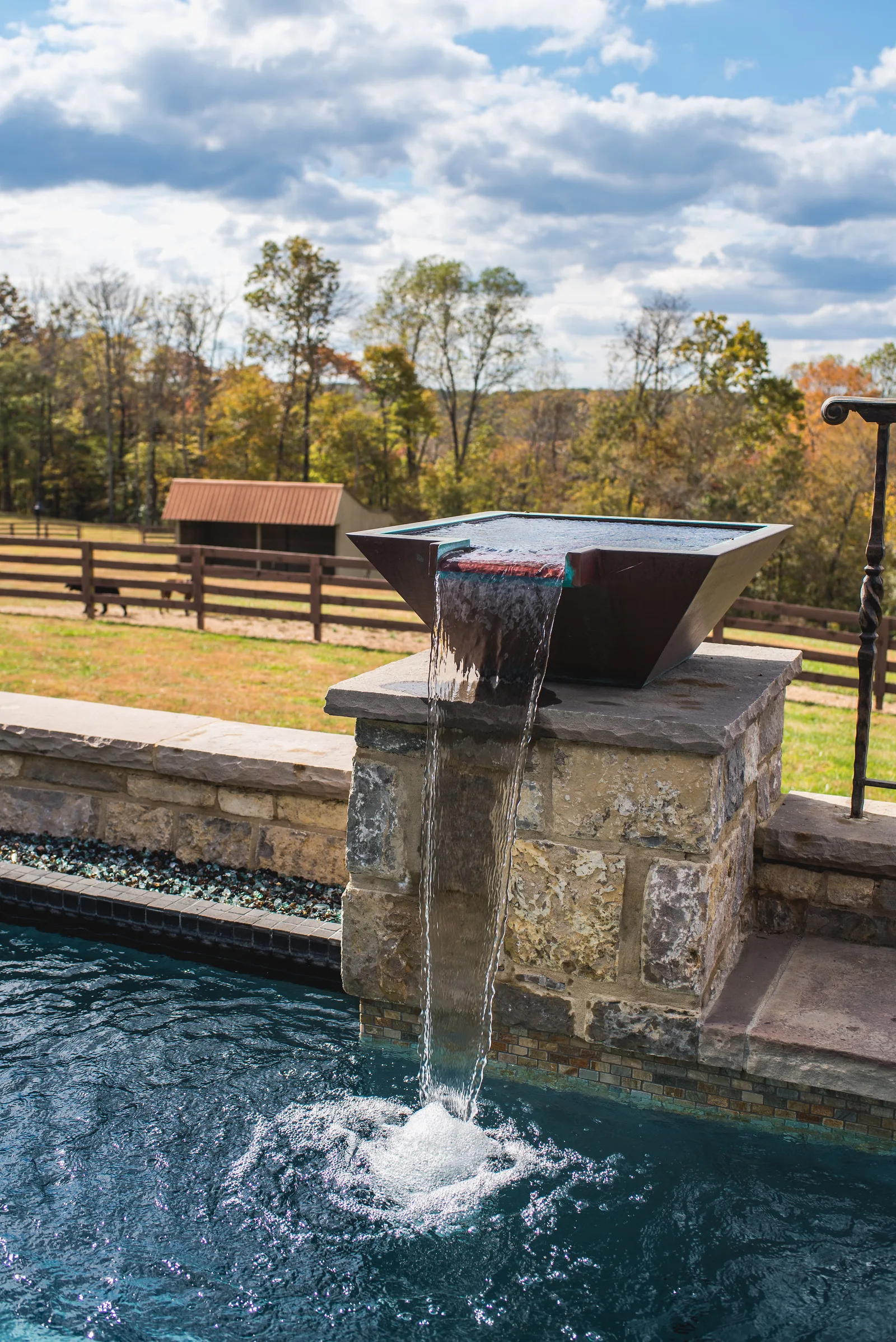 Custom pool in Lebanon, Tennessee