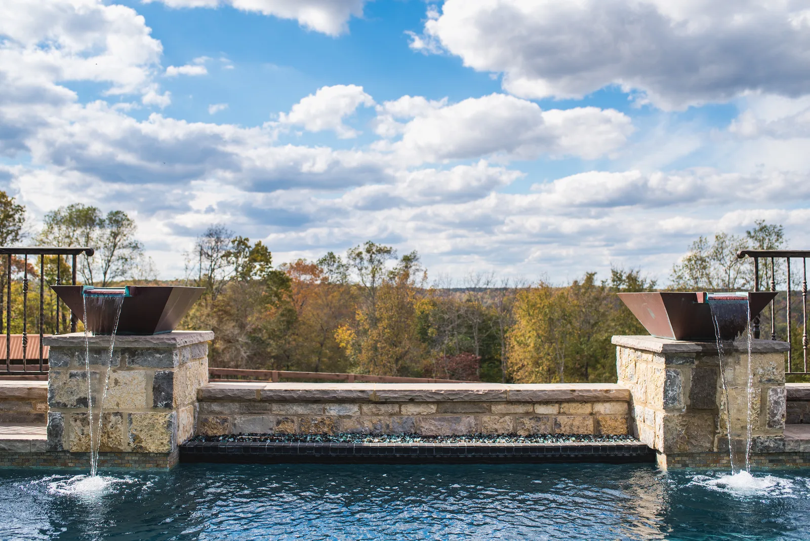 Custom backyard pool in Smyrna, Tennessee